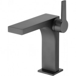 Mitigeur lavabo EDITION 11 150 avec vidage 1 1/4" chrome noir brossé KEUCO