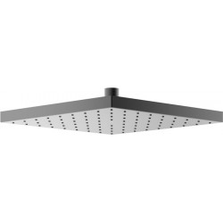 Tête de douche carrée EDITION 300, 250 x 250 mm chrome noir brossé KEUCO