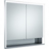 Meuble miroir ROYAL LUMOS 800 x 735 x 165 mm anodisé argenté KEUCO