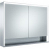 Meuble miroir ROYAL LUMOS 1000 x 735 x 165 mm anodisé argenté KEUCO