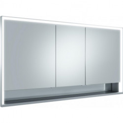 Meuble miroir ROYAL LUMOS 1400 x 735 x 165 mm anodisé argenté KEUCO