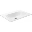 Lavabo en céramique X-LINE 655 x 17 x 493 mm sans perçage pour robinetterie blanc KEUCO