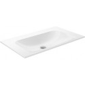 Lavabo en céramique X-LINE 805 x 17 x 493 mm sans perçage pour robinetterie blanc KEUCO