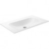 Lavabo en céramique X-LINE 805 x 17 x 493 mm sans perçage pour robinetterie blanc KEUCO