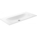 Lavabo en céramique X-LINE 1005 x 17 x 493 mm sans perçage pour robinetterie blanc KEUCO