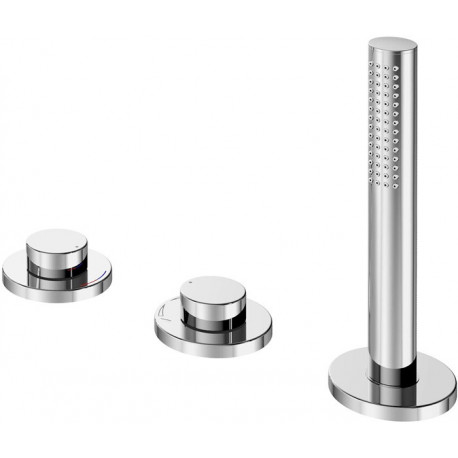 Mitigeur bain EDITION 400 3 trous montage sur rebord de bain bronze brossé KEUCO
