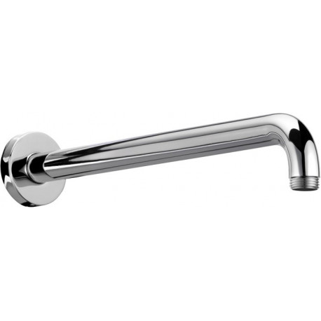 Bras de douche ELEGANCE pour raccordement mural 1/2", saillie 462 mm, chrome noir brossé KEUCO