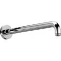Bras de douche ELEGANCE pour raccordement mural 1/2", saillie 462 mm, chrome noir brossé KEUCO