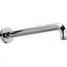 Bras de douche ELEGANCE pour raccordement mural 1/2", saillie 462 mm, chrome noir brossé KEUCO