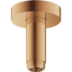 Bras de douche ELEGANCE pour raccordement plafond 1/2", saillie 100 mm, bronze brossé KEUCO