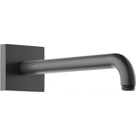 Bras de douche EDITION 300 pour raccordement mural saillie 1/2 pouce 312 mm chrome noir brossé KEUCO