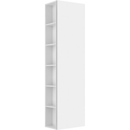 Armoire haute X-LINE 480 x 1750 x 300 mm, droite blanc KEUCO