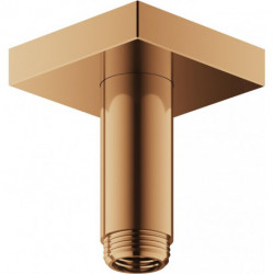 Bras de douche EDITION 300 pour raccordement au plafond 1/2 pouce, saillie 100 mm, bronze brossé KEUCO