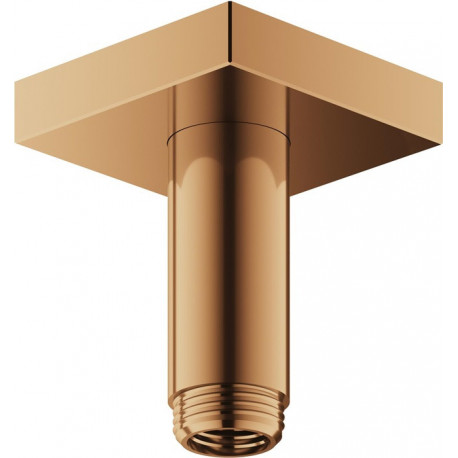 Bras de douche EDITION 300 pour raccordement au plafond 1/2 pouce, saillie 100 mm, bronze brossé KEUCO