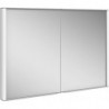 Meuble miroir ROYAL MATCH encastrable mural 1000 x 700 x 149 mm teinté argent-anodisé KEUCO