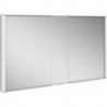 Armoire miroir ROYAL MATCH rallonge murale 1200 x 700 x 149 mm anodisé argenté KEUCO
