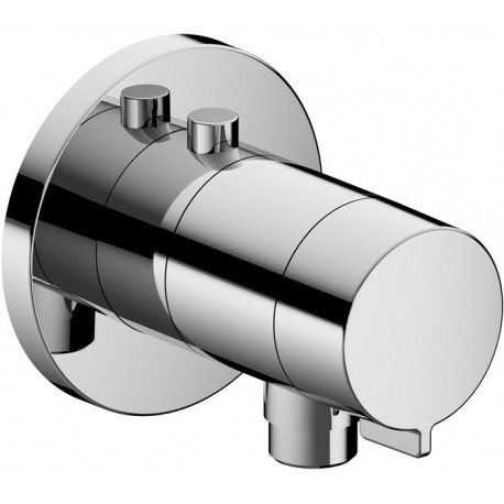 Set mitigeur thermostatique IXMO_solo rosace ronde chromée KEUCO
