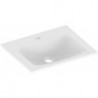 Lavabo en céramique X-Line blanc avec 1 trou KEUCO