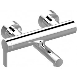 Mitigeur lavabo, finition aluminium, saillie 200 mm KEUCO