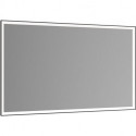 Miroir lumineux Royal Lumos 1400x650x60mm noir anodisé avec miroir chauffant KEUCO