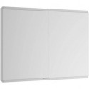 Mobile a specchio Royal Modular 2.0 1200x900x160mm anodizzato argento non illuminato, incasso, 1 presa, USB KEUCO