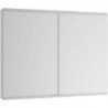 Armadietto a specchio Royal Modular 2.0 1100x700x120mm prolunga a parete anodizzata argento, 2 prese KEUCO