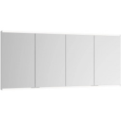 Armoire miroir Royal Modular 2.0 1600x700x120mm argent anodisé lumineux, encastrable, 2 prises, USB KEUCO