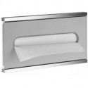Module lavabo PLAN INTEGRAL 2 distributeurs d'essuie-tout chromé, aluminium argent, KEUCO à droite