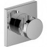 Support de douche mural IXMO rosace carré bronze brossé KEUCO