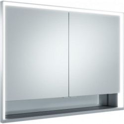 Meuble miroir ROYAL LUMOS 1050 x 735 x 165 mm anodisé argenté KEUCO