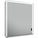 Armoire miroir ROYAL LUMOS 650 x 735 x 165 mm charnière à gauche, anodisé argenté KEUCO