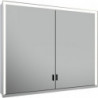 Meuble miroir ROYAL LUMOS 900 x 735 x 165 mm anodisé argenté KEUCO