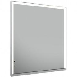 Meuble miroir ROYAL LUMOS 650 x 735 x 165 mm butée à droite, anodisé argenté KEUCO