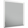Meuble miroir ROYAL LUMOS 650 x 735 x 165 mm butée à droite, anodisé argenté KEUCO