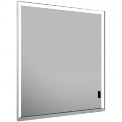 Armoire miroir ROYAL LUMOS 650 x 735 x 165 mm charnière à gauche, anodisé argenté KEUCO