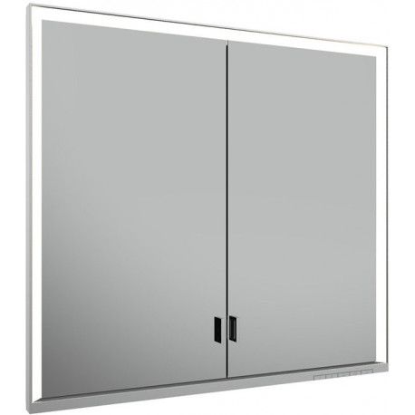 Meuble miroir ROYAL LUMOS 800 x 735 x 165 mm anodisé argenté KEUCO