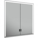 Meuble miroir ROYAL LUMOS 700 x 735 x 165 mm anodisé argenté KEUCO
