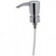 Pompe doseuse BAROLO en plastique pour distributeurs de savon chrome