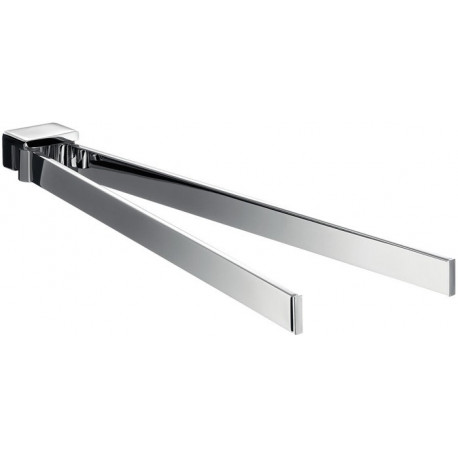 Porte-serviettes 055013341 loft, noir, pivotant, 410mm