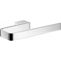 Anneau porte-serviettes 055513300 loft noir rigide, ouvert à droite