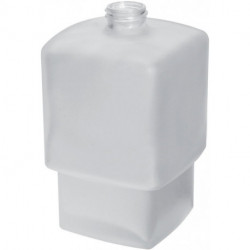 Distributeur de savon LOFT Verre en crystal satiné chromé