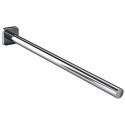 Porte-serviettes TREND 1 bras, rigide 410 mm chromé