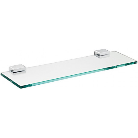 Etagère SYSTEM 2 Verre cristal clair. 500mm chromé