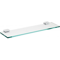 Etagère SYSTEM 2 Verre cristal clair. 700mm chromé