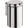 Poubelle suspendu, avec couvercle, 3 l inox EMCO