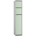 Armoire Module WC ASIS 150 à encastrer, 809 mm chromé/optiwhite
