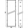 Cadre d'installation ASIS 300 pour UP-Modul avec 964mm Hauteur