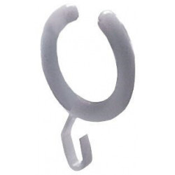 Anneaux de rideau de douche 2, lot de 10 EMCO blanc