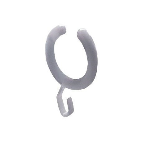 Anneaux de rideau de douche 2, lot de 10 EMCO blanc
