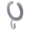 Anneaux de rideau de douche 2, lot de 10 EMCO blanc